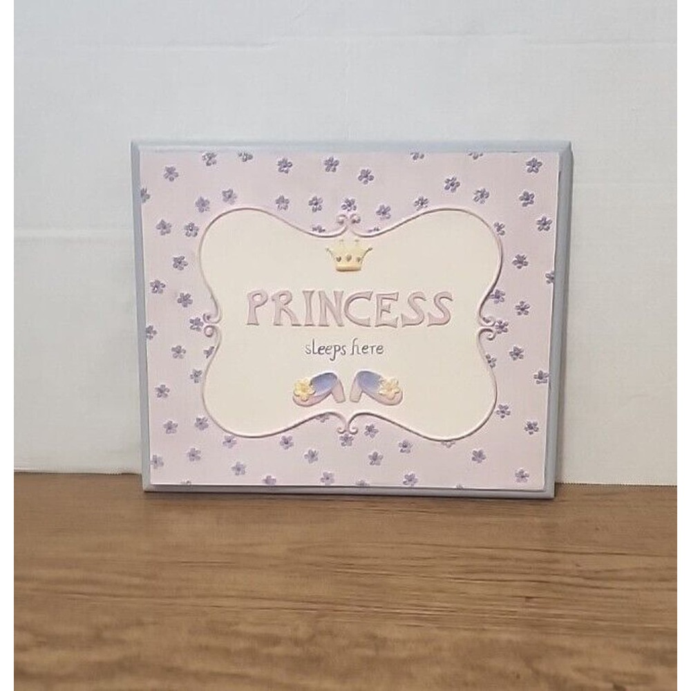 Princess Sleeps Here Hanging Door Sign